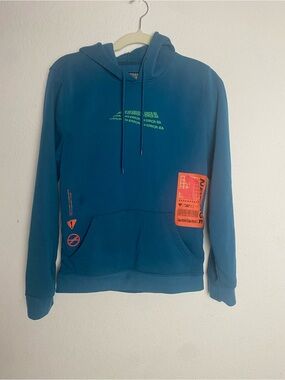 Brooklyn Cloth Mens Unisex Small Blue New Age 404 Error Graphic Pullover Hoodie